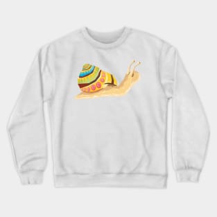 Stylized Snail Crewneck Sweatshirt